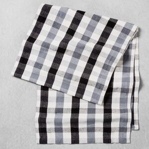 Target Hearth & Hand With Magnolia Oversized Plaid Table Runner - Blue / Black